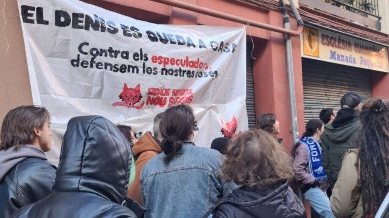 El Sindicat d’habitatge de Nou Barris, un dels col·lectius més transversals. Arxiu BTV.