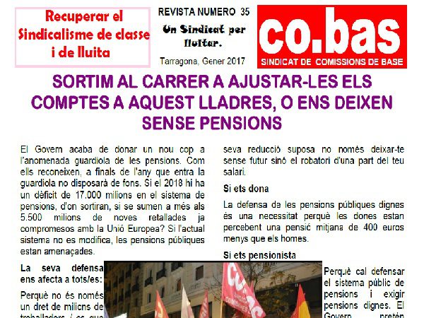 Butlletí Tarragona Gener 2017